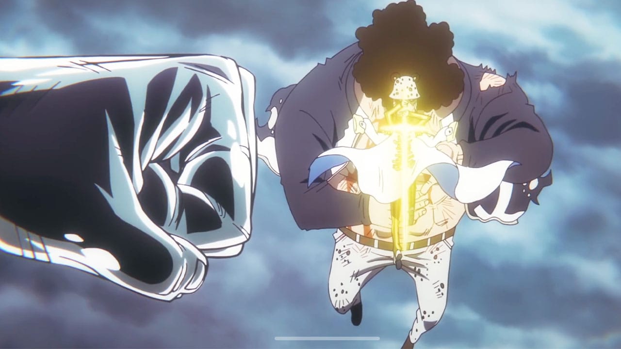 Luffy Punches Kizaru