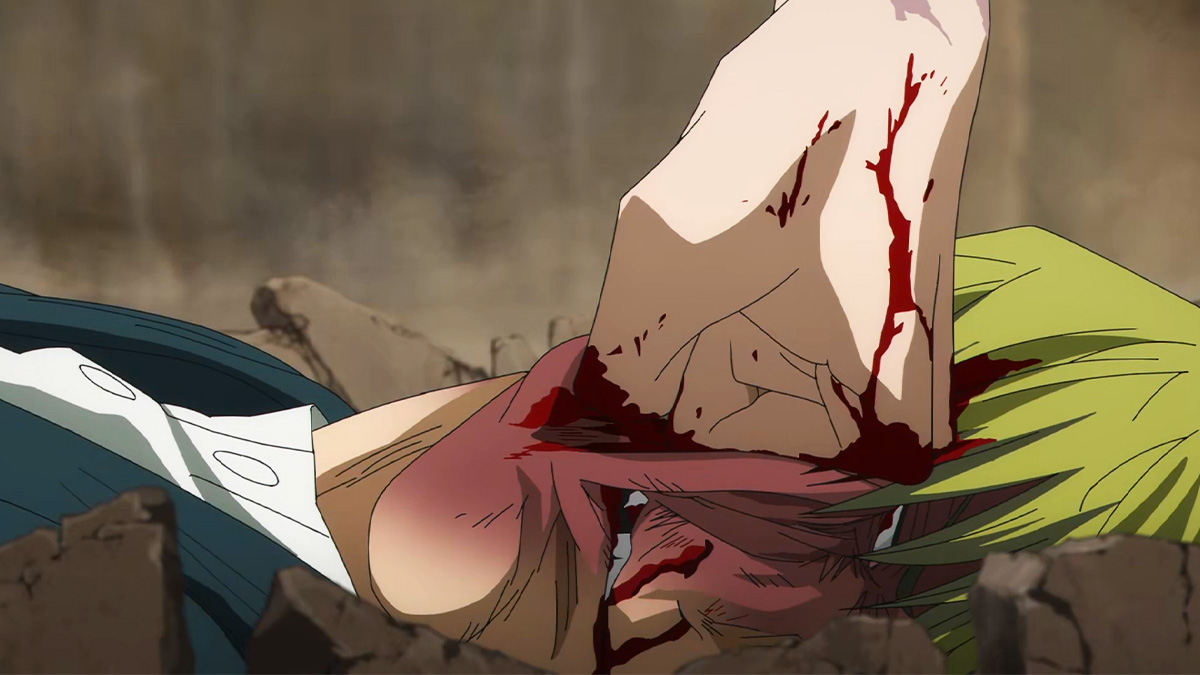 Naoya frozen mid-air as Maki’s punch breaks his jaw Naoya frozen mid-air as Maki’s punch breaks his jaw