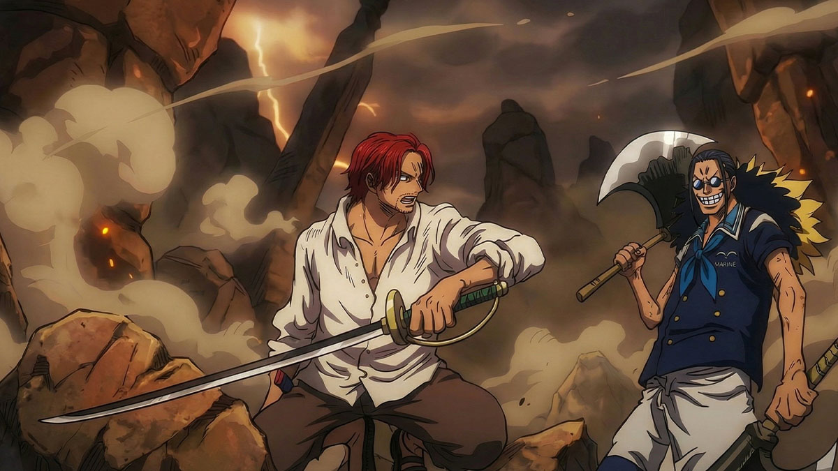 Shanks & Gaban’s Conqueror’s Haki Clash